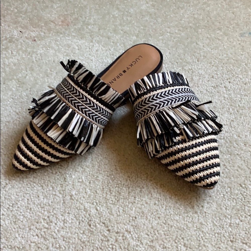 Never Worn Lucky Brand Mules